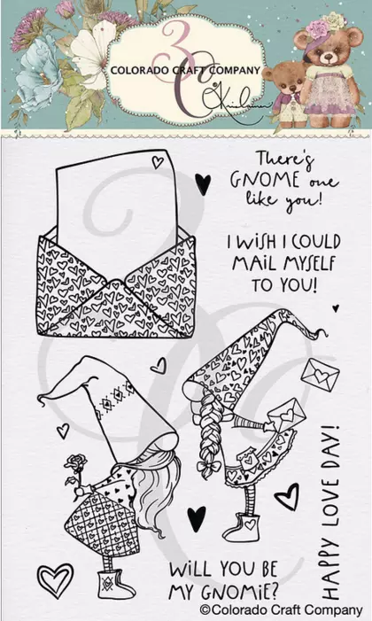 Set de sellos - Kris Lauren ~ Love Day Gnomes